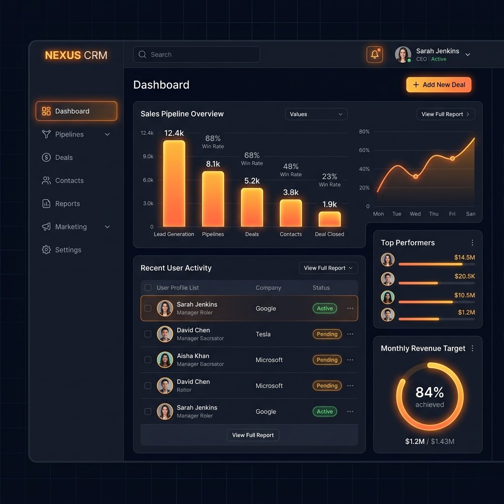 Nexus CRM Console Preview