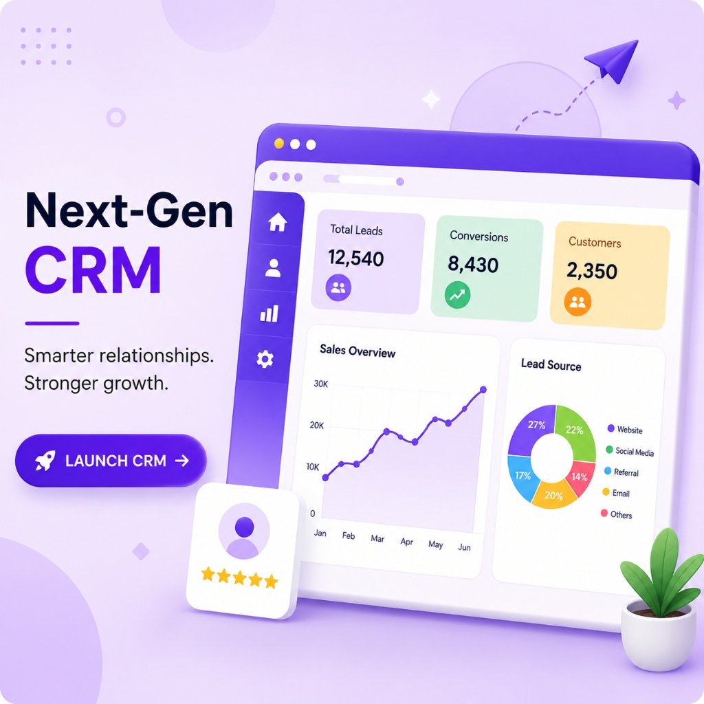 CRM Dashboard Preview